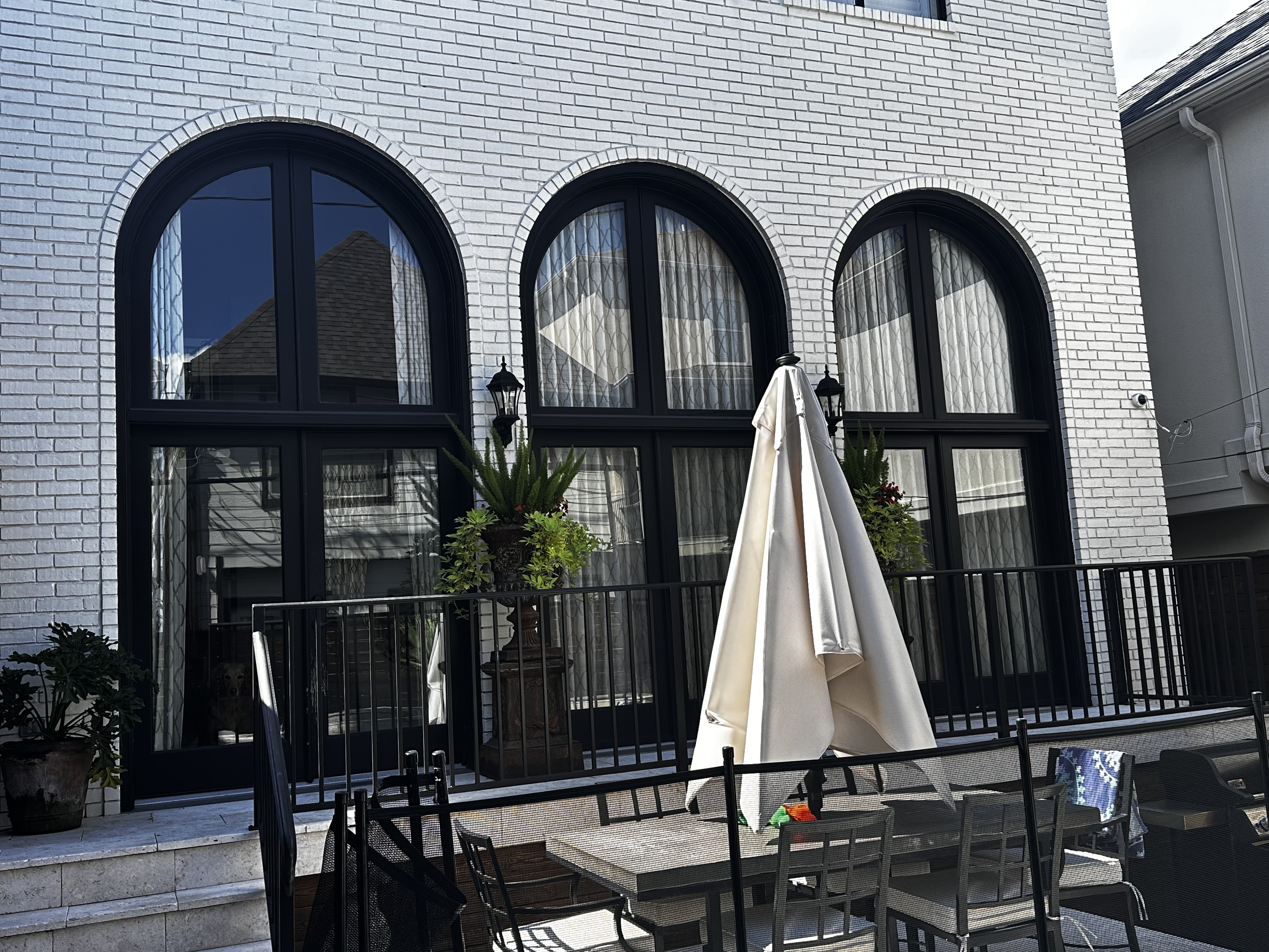 Customer design custom arched window & door replacement